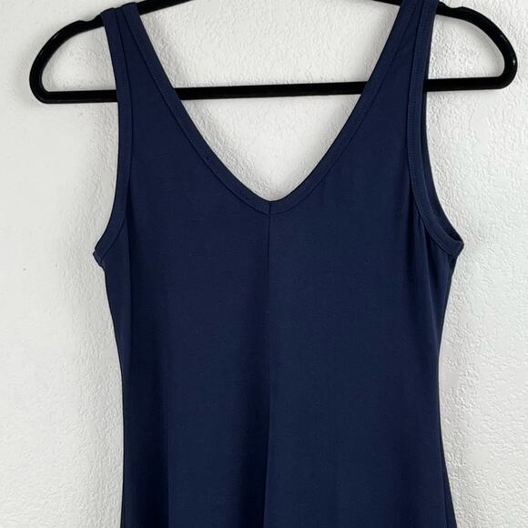 Karen Kane Navy Blue Brigitte Sleeveless V-Neck Mini Shift Dress Small USA NWOT - Picture 9 of 14